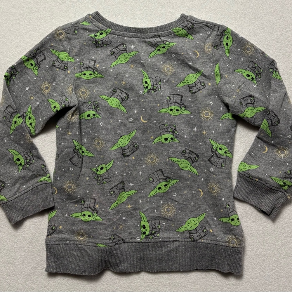 Star Wars Yoda pattern Kids Sweatshirt